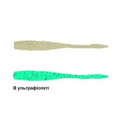 Силіконова приманка для риболовлі, ZEOX Pixie Tail, довжина 1,7 дюймів, 10шт/уп, колір №102 GMSF